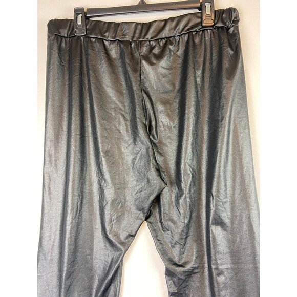 Boohoo Women Black Leggings Size 16 - Picture 6 of 7